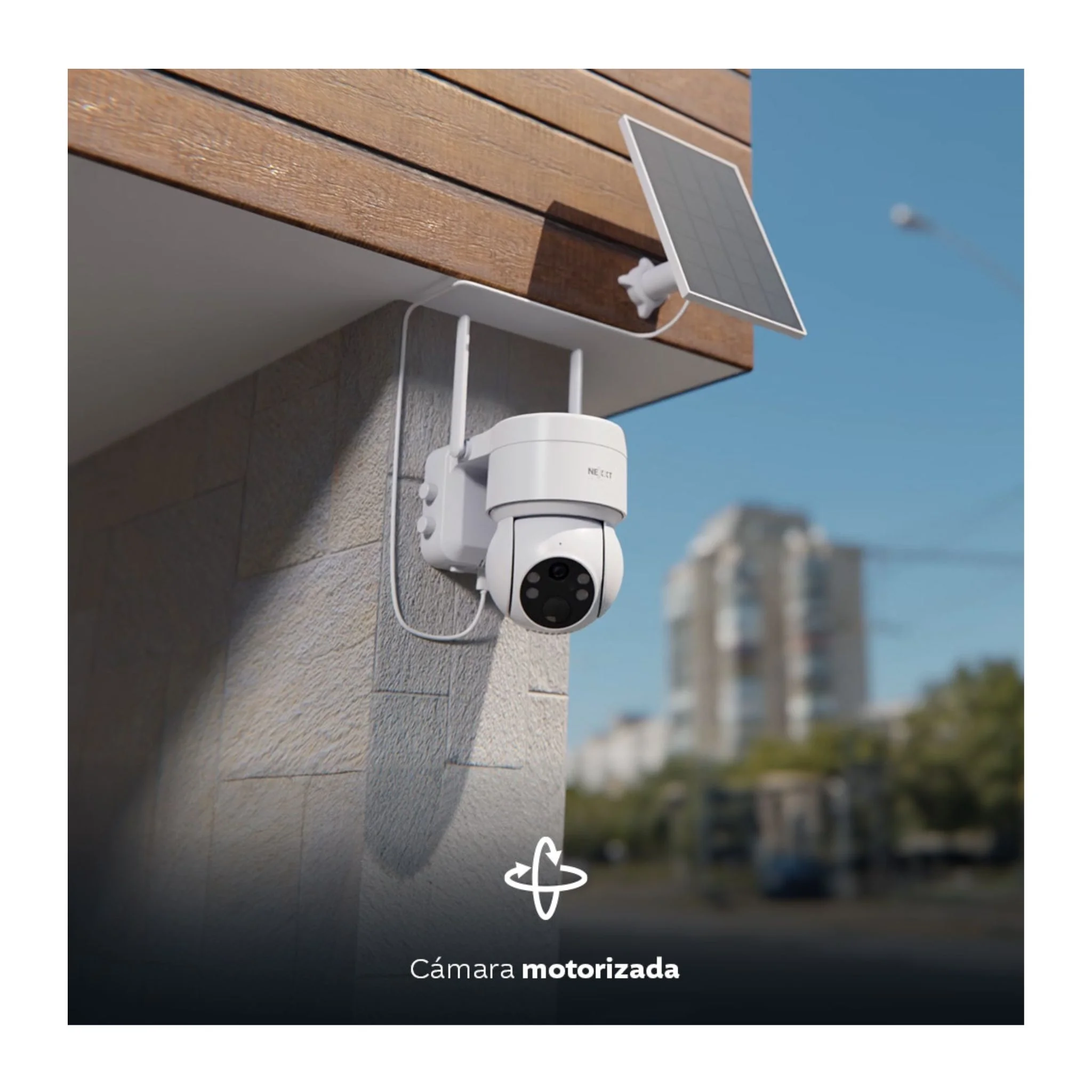 Nexxt Cámara Wi-Fi Con Panel Solar - NHC-OP20S - Imagen 6