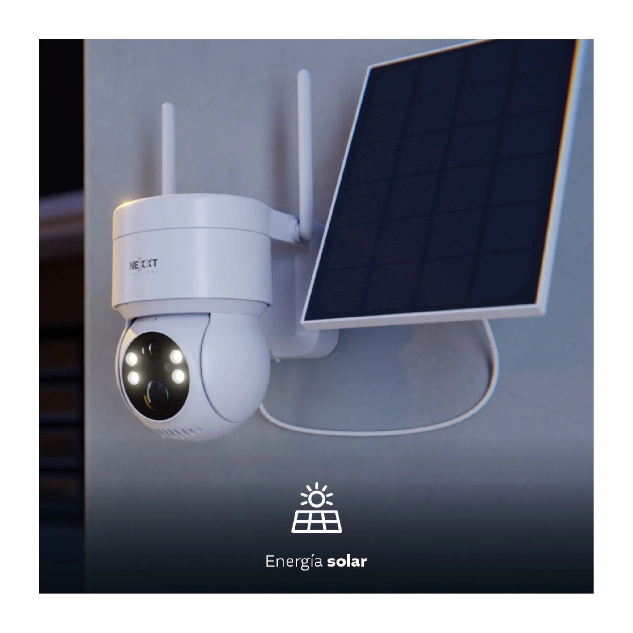 Nexxt Cámara Wi-Fi Con Panel Solar - NHC-OP20S - Imagen 4