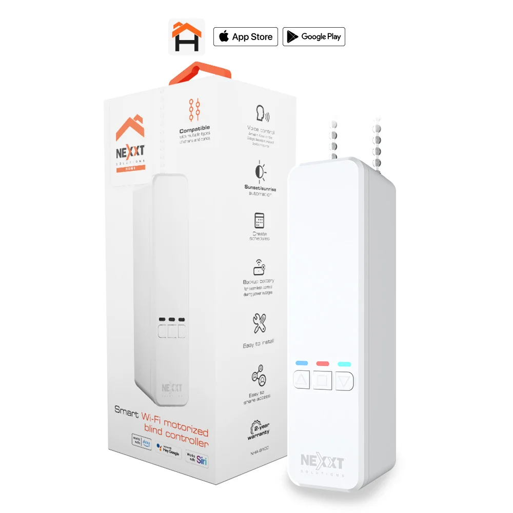 Nexxt Controlador de persianas motorizado Wi-Fi
