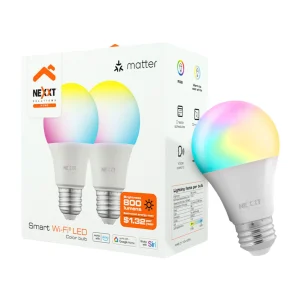 Nexxt Bombilla RGB Matter NHB-C110M 2PK